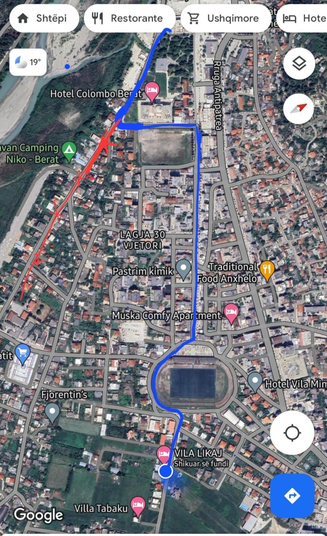 Villa Likaj Μπεράτ Εξωτερικό φωτογραφία